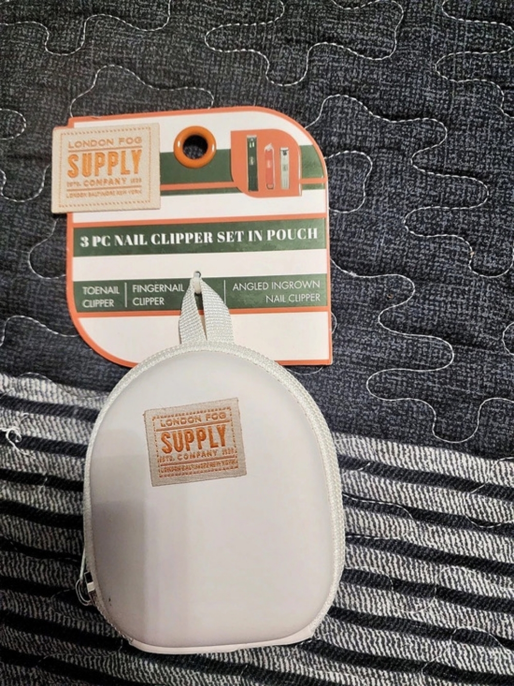 London Fog Supply 3 Pc Nail Clipper Set in Pouch Nail Clipper Set in Pouch NWT
